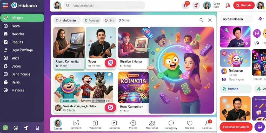 Tampilan antarmuka yang menarik dan mudah digunakan.