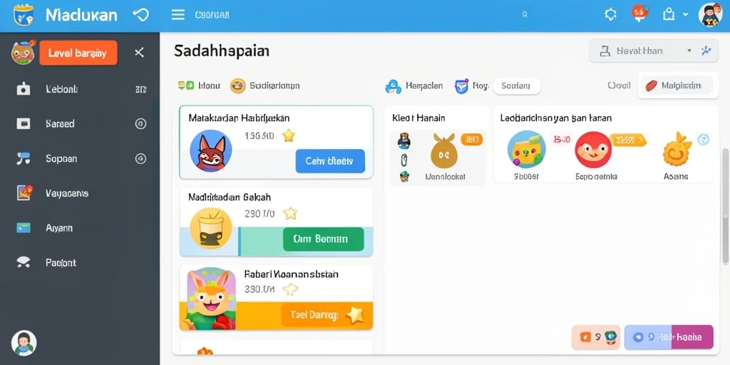 Tampilan antarmuka yang intuitif dan menarik.