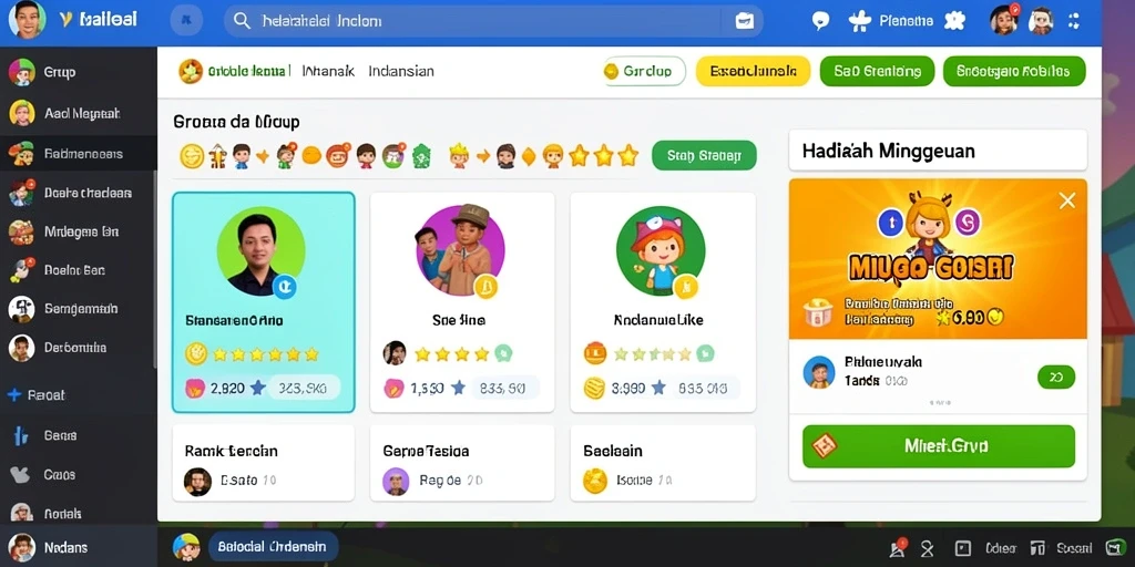 Tampilan antarmuka yang user-friendly.