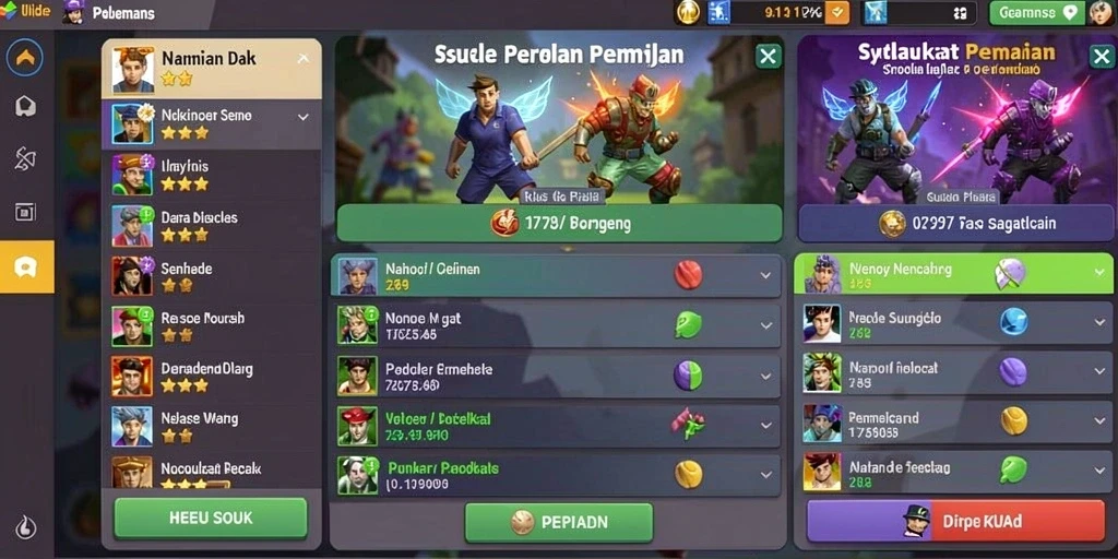 Tampilan antarmuka yang ramah pengguna.